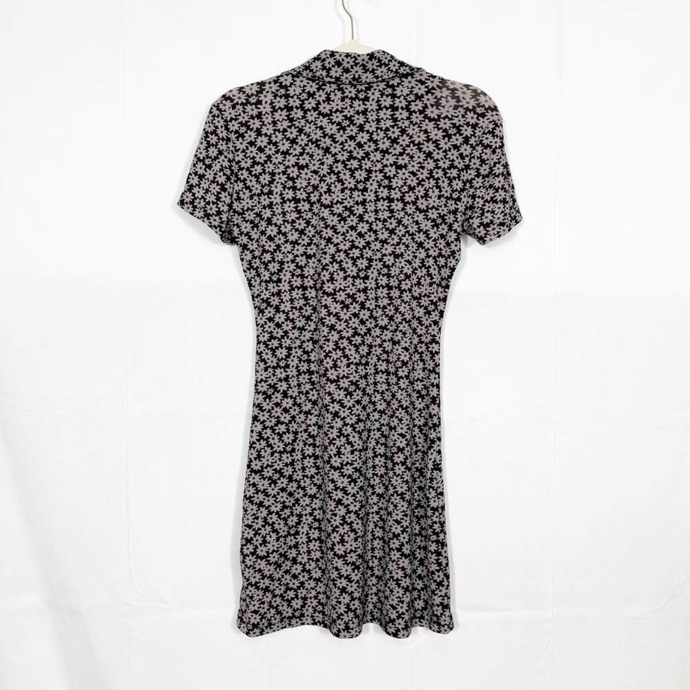 UNIF Corin Ditsy Floral Mini Dress Black Grey - Picture 4 of 14